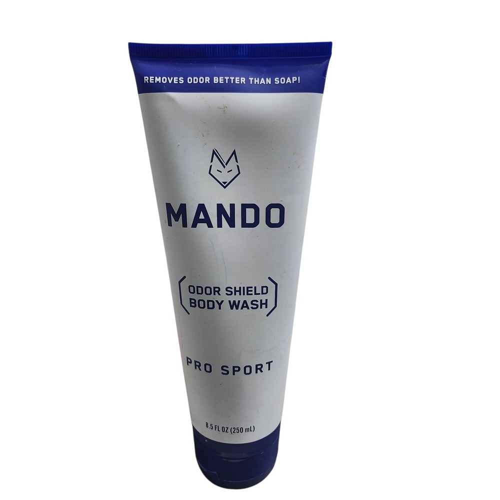 Mando Odor Shield Body Wash Pro Sport Scent 8.5 oz Acidified pH Optimized NEW